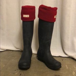 Hunter Tall Boot Socks (Red)
